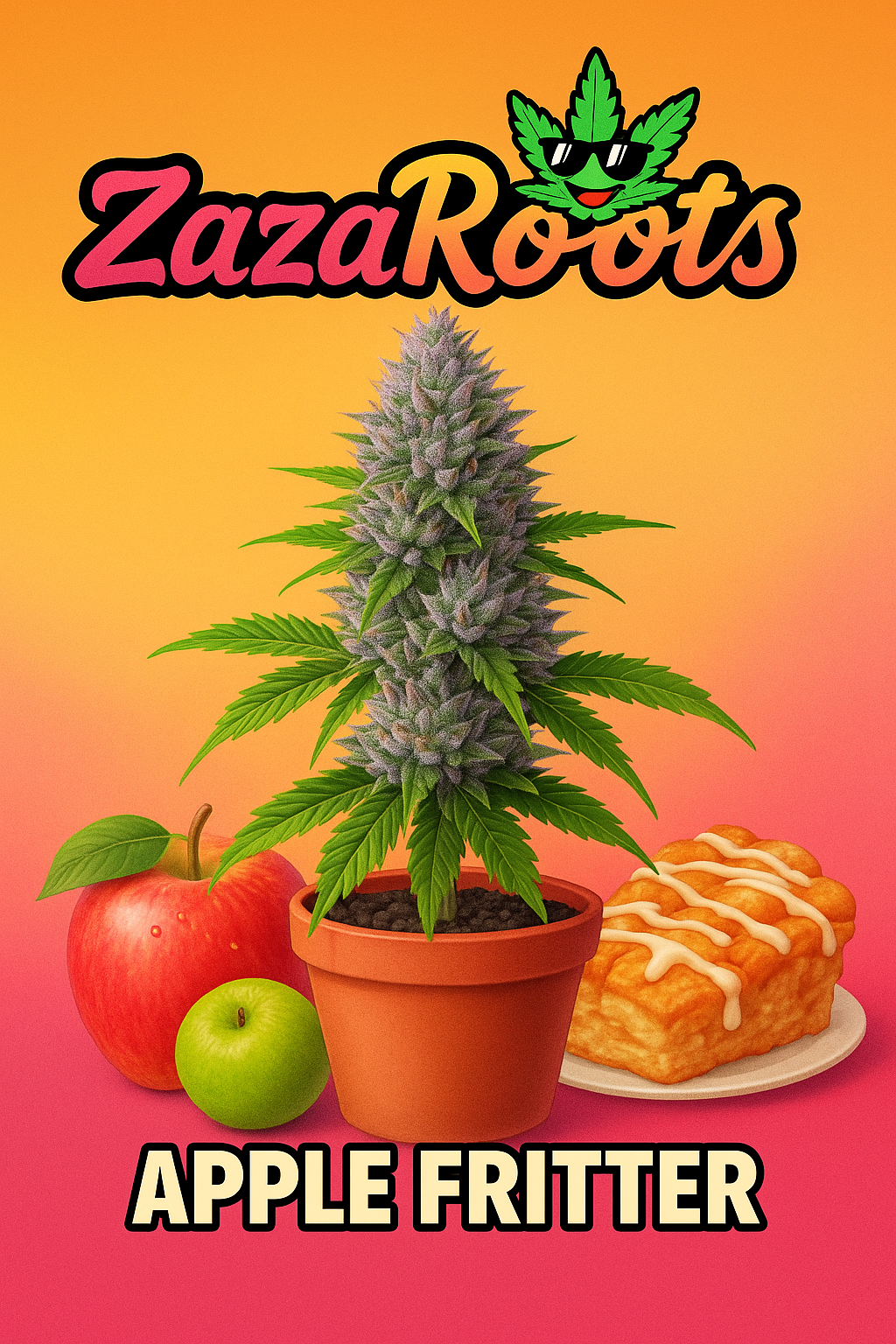 🍎 Apple Fritter Fem – ZazaRoots