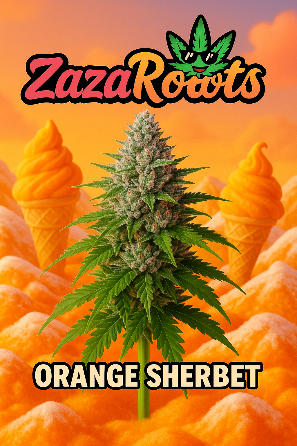 Orange Sherbet Auto - Jungpflanze (2-4 Wochen) - My Store
