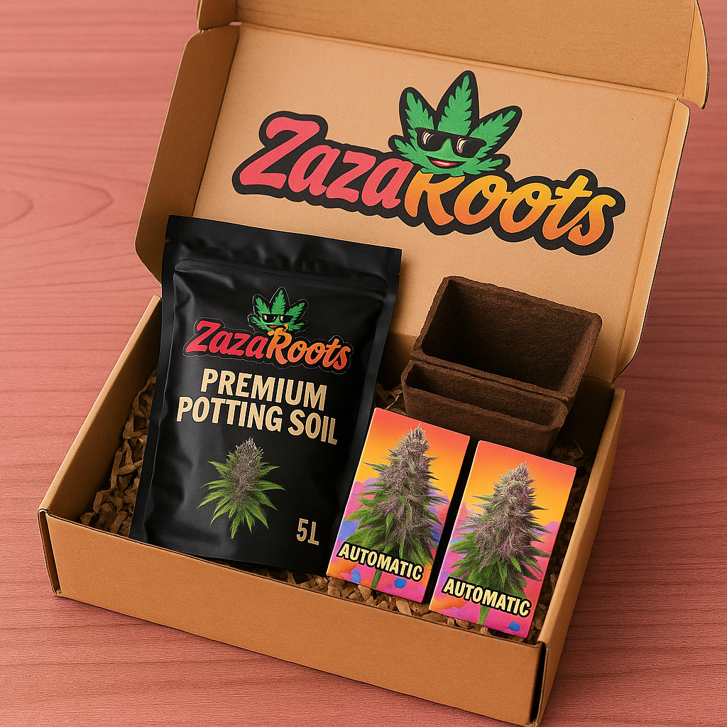 ZazaRoots Geschenkbox Set – 2 Samen & Zubehör im Geschenkdesign - My Store