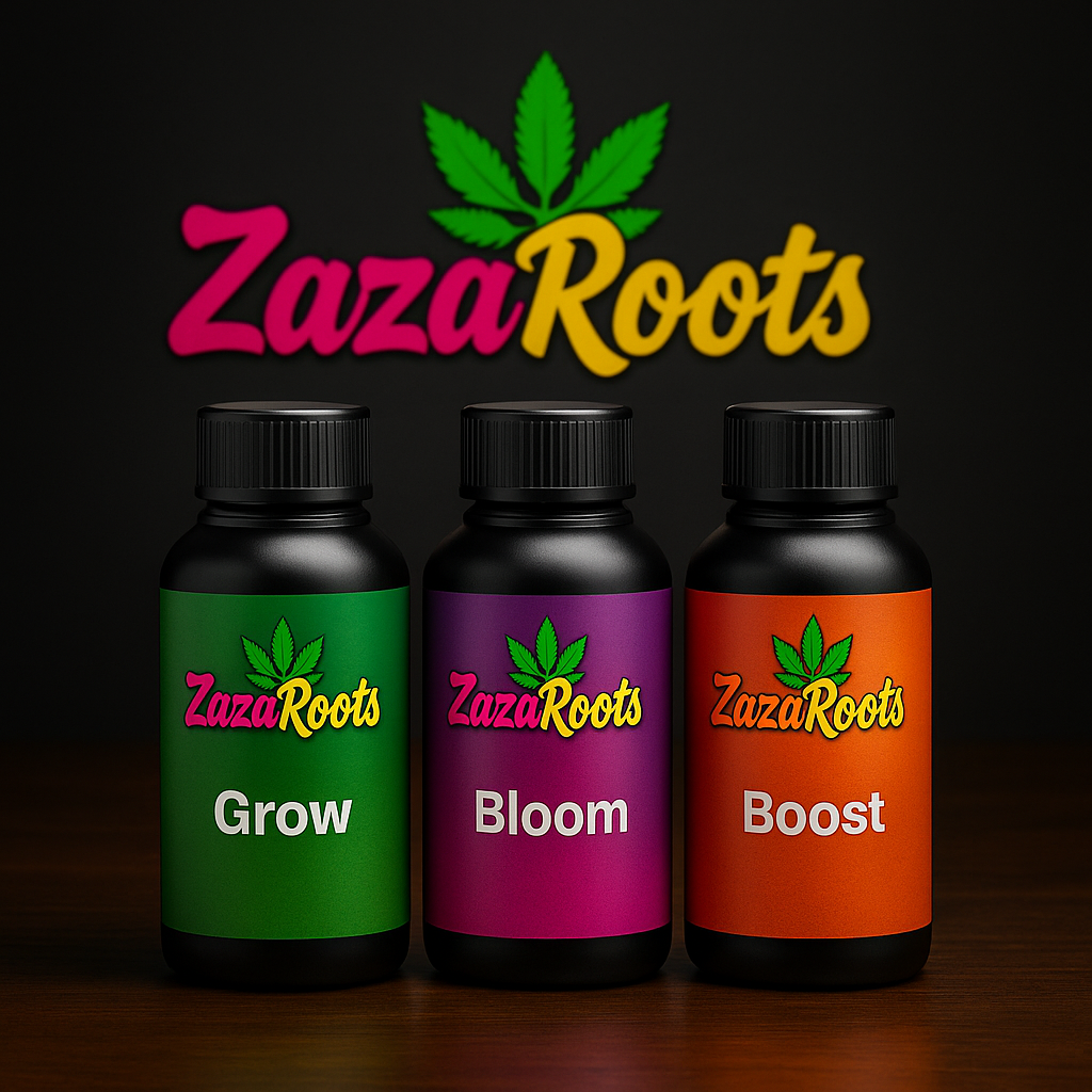 🧪 ZazaRoots Dünger-Set – Grow · Bloom · Boost - Zazaroots