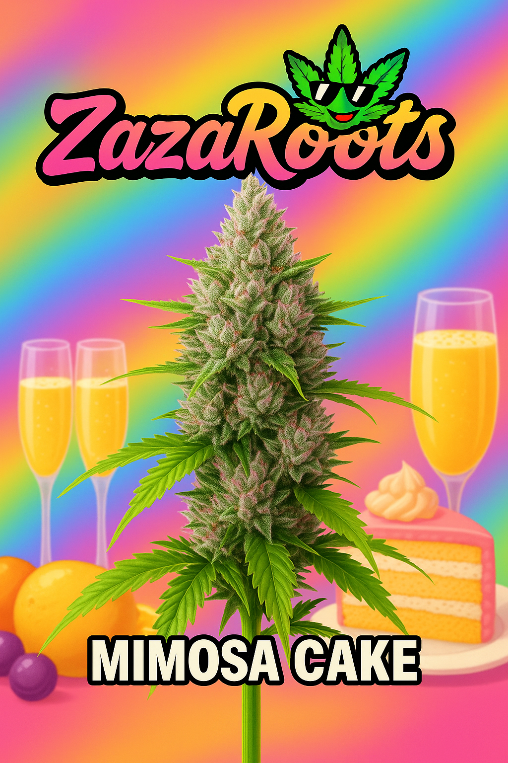 Mimosa Cake Automatic Cannabis Jungpflanze (2–4 Wochen alt)